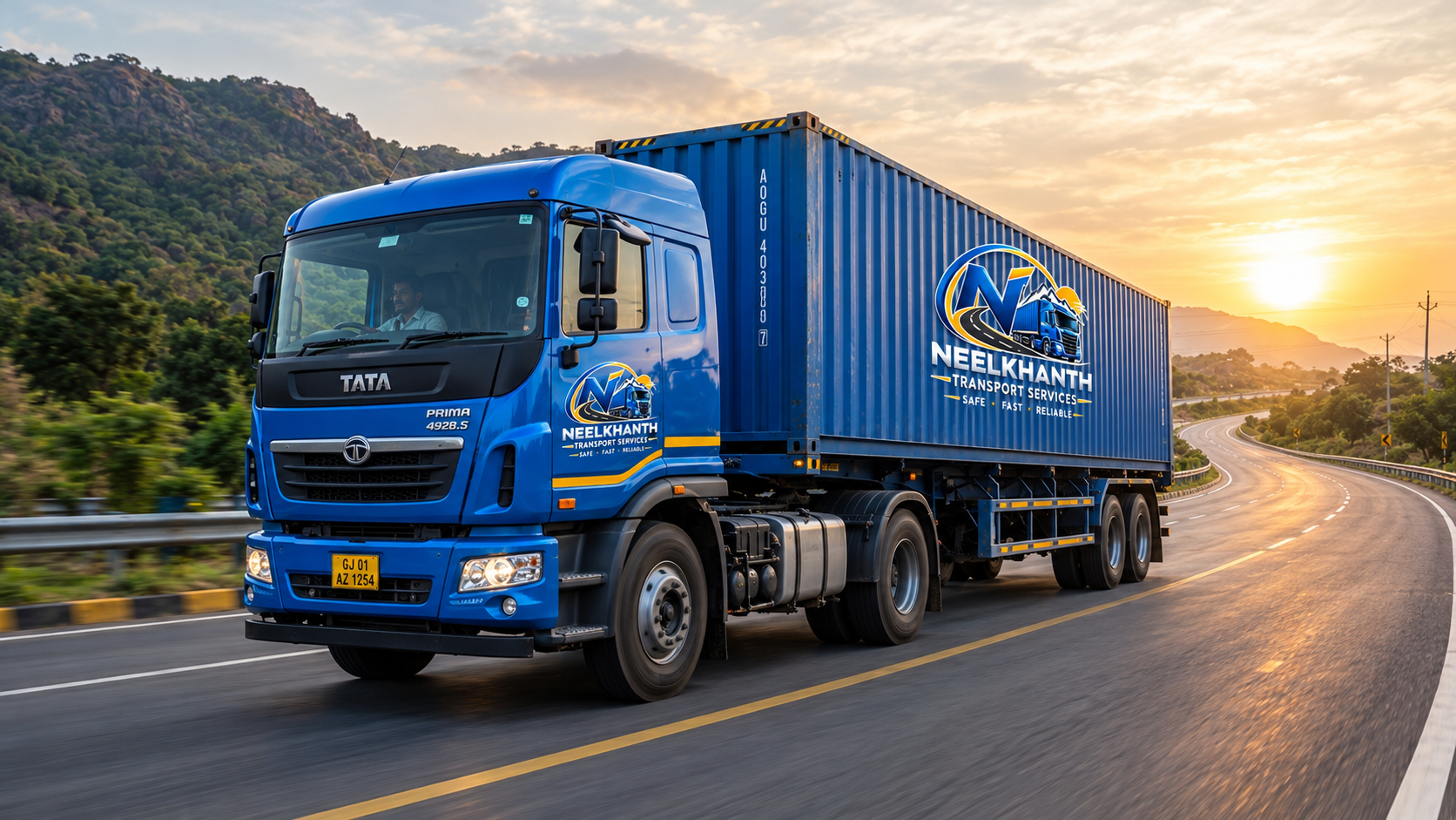 Container Vehicles - Neelkanth Transport Services Fleet